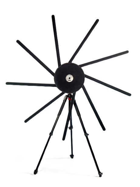 Cornis ground-based acoustic imaging antenna on a tripod